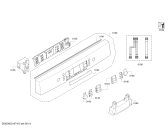 Схема №3 SMS63M26FF Serie 6 -tp3 с изображением Передняя панель для посудомоечной машины Bosch 11017316