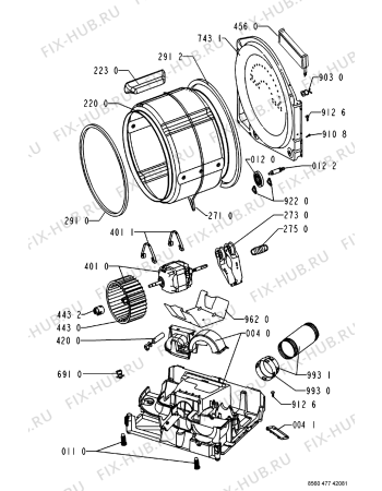 Схема №2 TRA 4777 с изображением Другое Whirlpool 480112100347