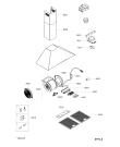 Схема №1 AKR 029 WH с изображением Дымоход для электровытяжки Whirlpool 480122101887