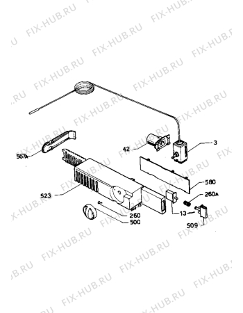 Взрыв-схема холодильника Zanussi ZI922/9 - Схема узла Electrical equipment