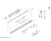 Схема №4 SMI86M82DE с изображением Набор кнопок для посудомойки Bosch 00622290