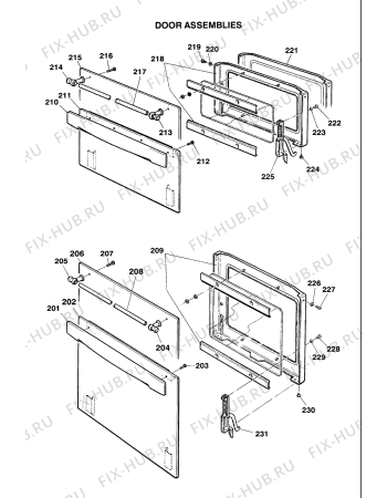 Схема №3 48163 (F032653) с изображением Всякое для электропечи Indesit C00147123