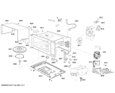 Схема №8 HBL5720UC с изображением Держатель для духового шкафа Bosch 00647686