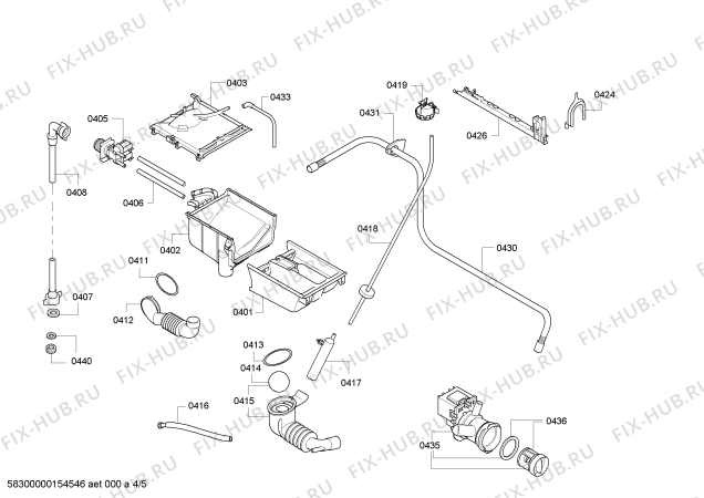 Схема №1 WAE28443CH Maxx 7 VarioPerfect с изображением Силовой модуль для стиралки Bosch 00707724