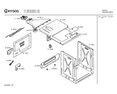 Схема №2 P1HEB34020 с изображением Передняя часть корпуса для духового шкафа Bosch 00432361
