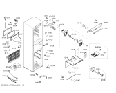 Схема №2 KK22F56TI с изображением Дверь для холодильника Siemens 00243881