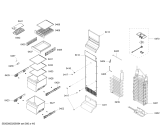 Схема №4 KAN92SC65C с изображением Выдвижной ящик для холодильной камеры Bosch 11027204