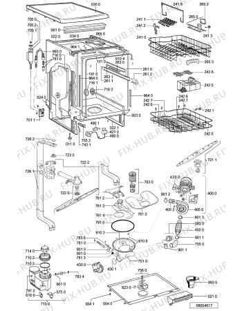 Схема №1 GSFP 2924 WS с изображением Обшивка для посудомоечной машины Whirlpool 481245372992