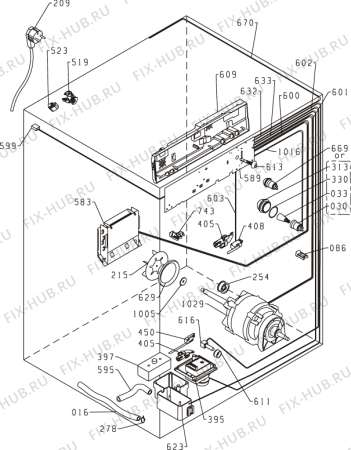 Взрыв-схема стиральной машины Gorenje D73225 (171217, SPK3) - Схема узла 03