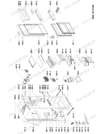 Схема №1 CLC31 (F090389) с изображением Другое для холодильника Indesit C00346501