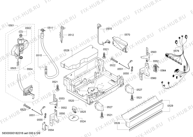 Схема №3 VVD25W09EU с изображением Памятка для посудомойки Bosch 00763433