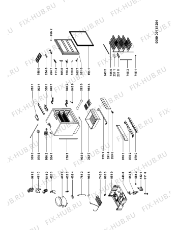 Схема №1 AFE276 (F090677) с изображением Наставление для холодильника Indesit C00347015