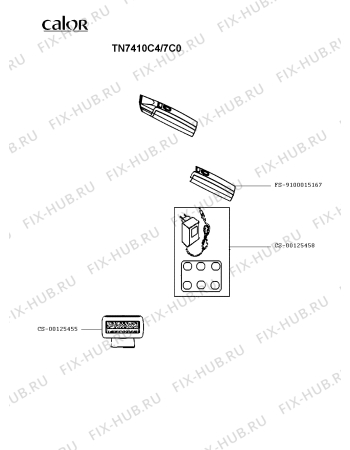 Схема №1 TN7410E4/7C с изображением Переходник для электроэпилятора Rowenta CS-00125458