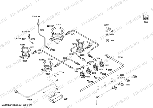 Схема №1 PPP616B20E ENC.PPP616B20E T60F 4G BOSCH с изображением Варочная панель для плиты (духовки) Bosch 00682991