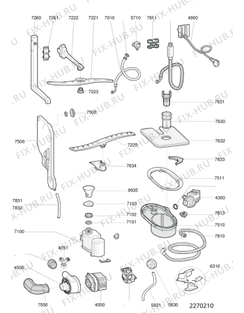 Схема №2 ADG 211 с изображением Другое для посудомойки Whirlpool 482000022051