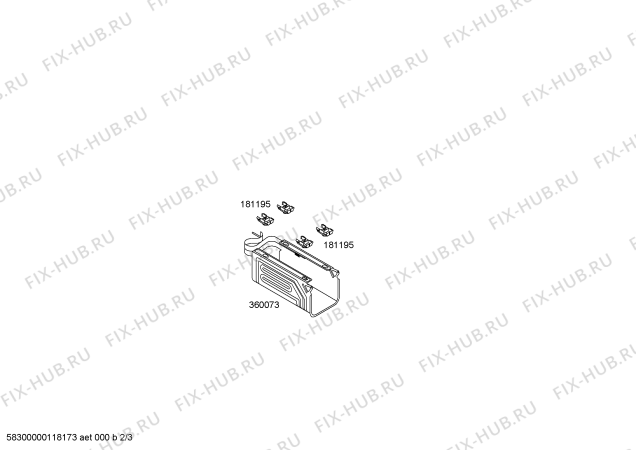Схема №1 P1KTS1440S с изображением Поднос для холодильника Bosch 00442013