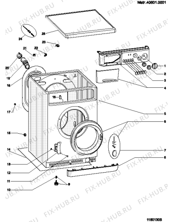 Схема №3 WD2000SNA (F032858) с изображением Крышечка для стиральной машины Indesit C00115777