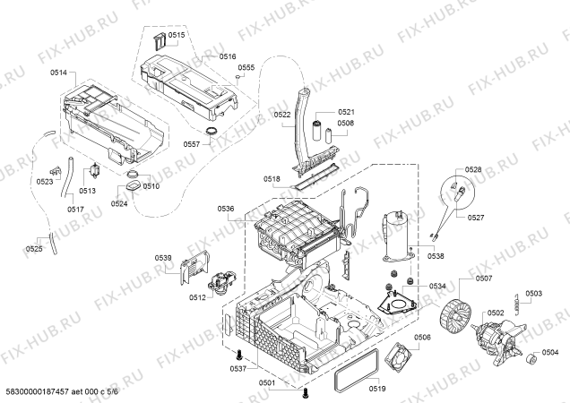 Схема №5 WT47W560TR iQ700 selfCleaning condenser с изображением Силовой модуль запрограммированный для сушилки Siemens 00636237