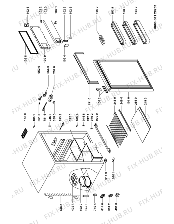 Схема №1 LWBS-85 с изображением Дверца для холодильника Whirlpool 481241879912