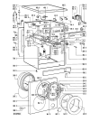Схема №2 AWM 018 с изображением Клавиша для стиралки Whirlpool 481241258562