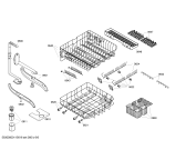 Схема №5 SGU57M35SK с изображением Передняя панель для посудомойки Bosch 00440537