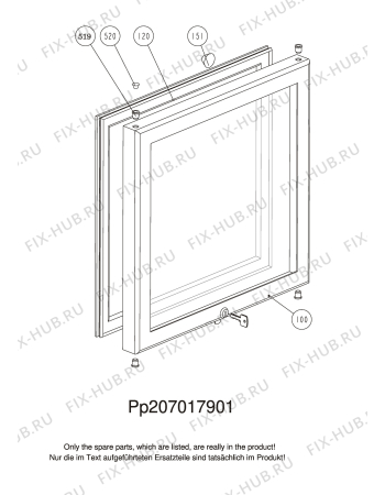 Взрыв-схема холодильника Electrolux RH023LDAG - Схема узла C10 Door