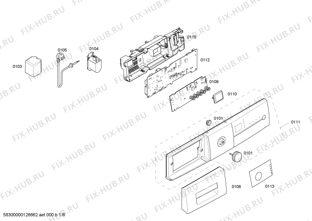 Схема №5 WS12X161OE X 12.16 с изображением Кабель для стиральной машины Siemens 00621213