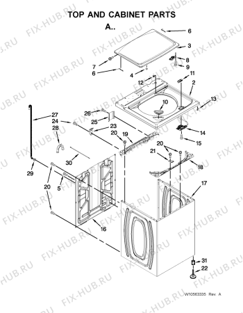 Схема №2 4GMVWC300YW с изображением Провод для климатотехники Whirlpool 482000013006