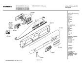 Схема №4 SE34A266SK Extraklasse с изображением Передняя панель для электропосудомоечной машины Siemens 00432930