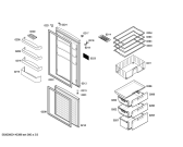 Схема №2 KGV36V63IE с изображением Дверь для холодильной камеры Bosch 00246920
