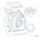 Схема №3 PWDC7143WUK (F062581) с изображением Пластина для стиральной машины Indesit C00276459