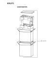 Схема №5 EA901080/70C с изображением Плата управления для электрокофемашины Krups MS-5883994