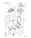 Схема №1 AWT 2351 с изображением Обшивка для стиралки Whirlpool 481245213315