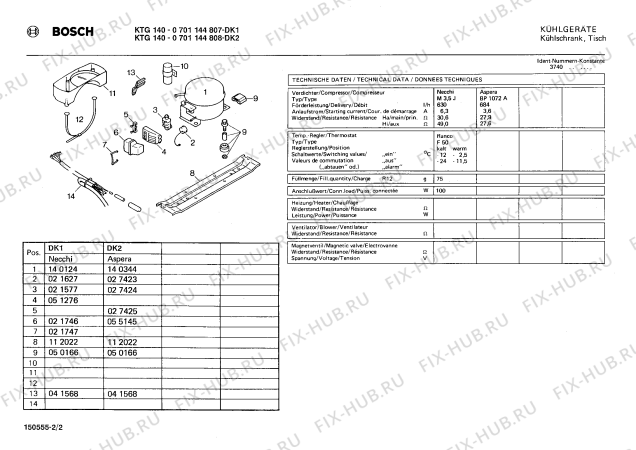 Схема №2 KT1420 с изображением Декоративная планка для холодильника Bosch 00114226
