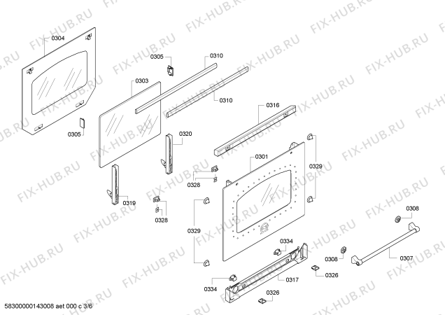 Схема №4 E15M74E1 с изображением Переключатель для плиты (духовки) Bosch 00427527