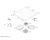Схема №6 HLN654040E с изображением Фронтальное стекло для электропечи Bosch 00478402