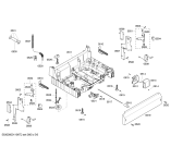 Схема №4 SHE42L12UC DLX Series с изображением Панель управления для посудомойки Bosch 00477000