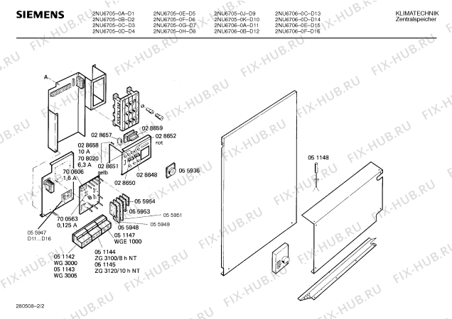Схема №2 2NU6706-0E с изображением Электрозамок для духового шкафа Bosch 00055946
