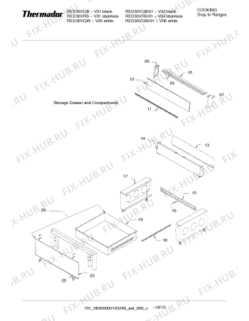Схема №10 REF30QW с изображением Стеклянная полка для плиты (духовки) Bosch 00484745