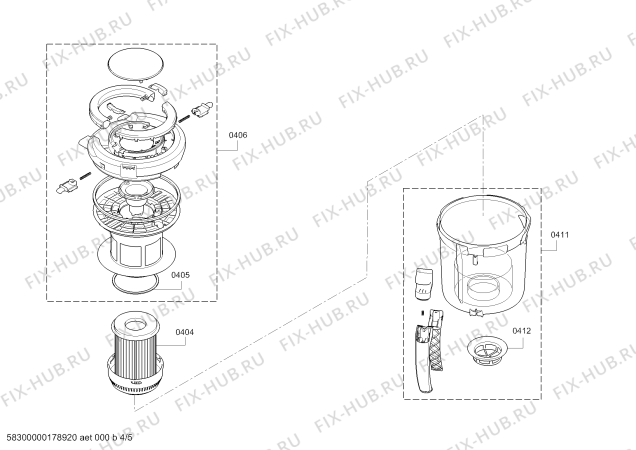 Схема №3 BGS61832NL BOSCH Roxx'x с изображением Панель для электропылесоса Bosch 00649794