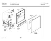 Схема №3 SE34A688 Extraklasse с изображением Передняя панель для электропосудомоечной машины Siemens 00438345