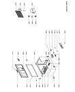 Схема №1 AFG 574-A/H с изображением Корпусная деталь для холодильной камеры Whirlpool 481245228301