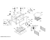 Схема №8 HBL8650UC с изображением Панель управления для электропечи Bosch 00684614