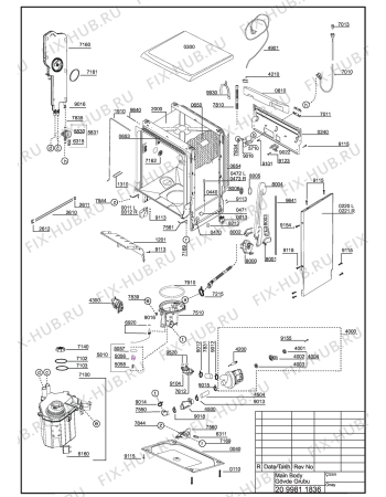 Схема №2 DFN 6830 (7664839942) с изображением Панель для посудомойки Beko 1746161899