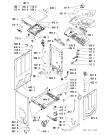 Схема №1 WAT 9555 D с изображением Декоративная панель для стиралки Whirlpool 481245370621