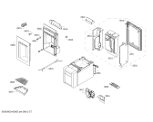 Схема №3 T24ID800RP с изображением Дверь для холодильника Bosch 00713641