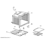 Схема №5 HES236U с изображением Кронштейн для электропечи Bosch 00421133