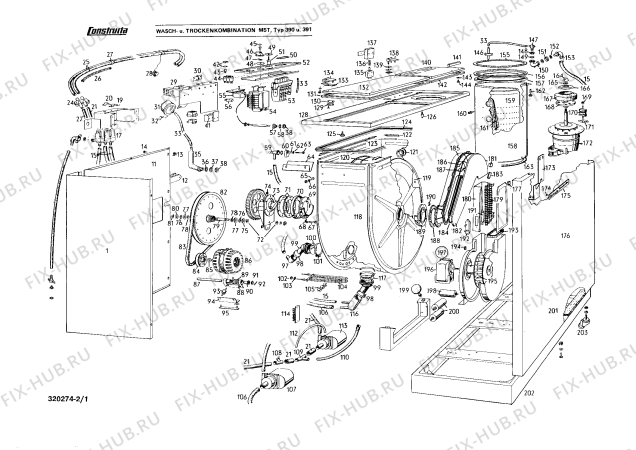 Схема №1 M5_TYP695 M5T391 с изображением Заклепка для стиралки Siemens 00011685