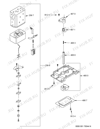 Схема №5 S20E RAA2V-A/G с изображением Сенсорная панель для холодильника Whirlpool 481245310368