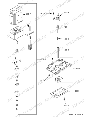 Схема №9 S20D RSS33-A/G с изображением Шуруп для холодильной камеры Whirlpool 481250228013